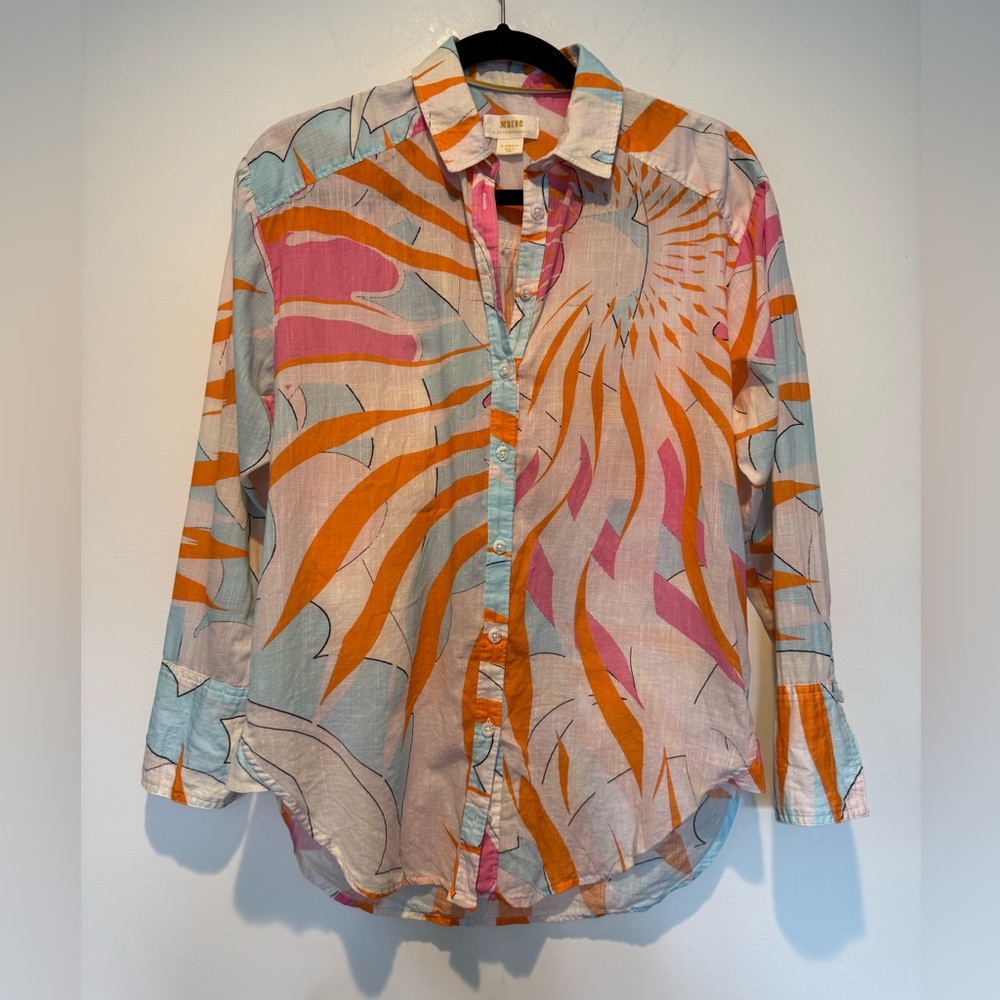 Anthropologie Maeve Button-Up Shirt, Size XS, EUC
